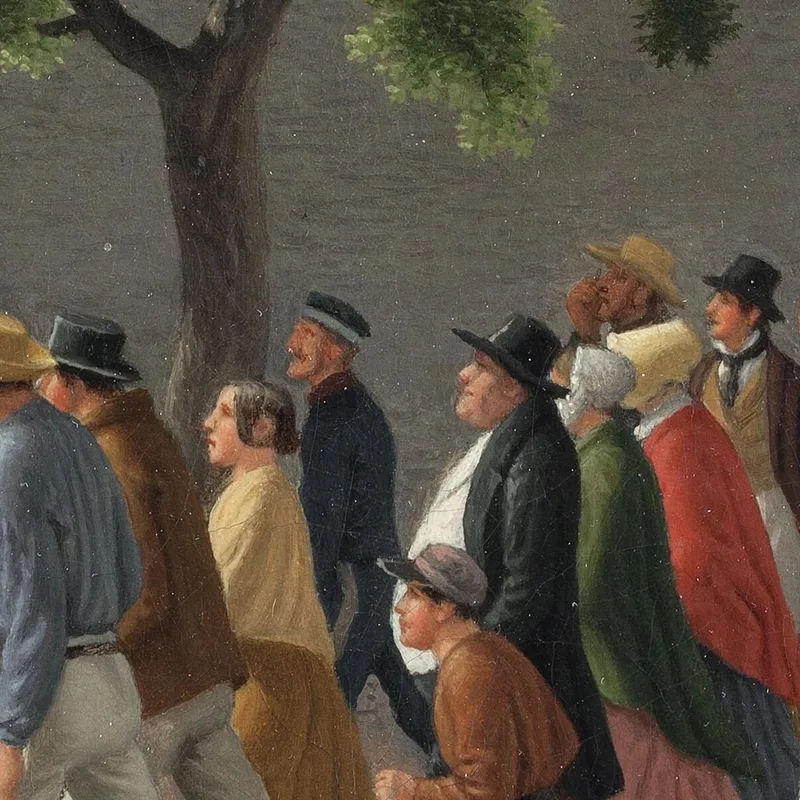 View Through A Door To Running Figures Christoffer Wilhelm Eckersberg