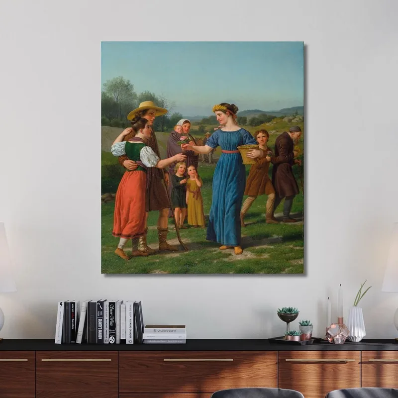 The Maiden From Afar  Christoffer Wilhelm Eckersberg