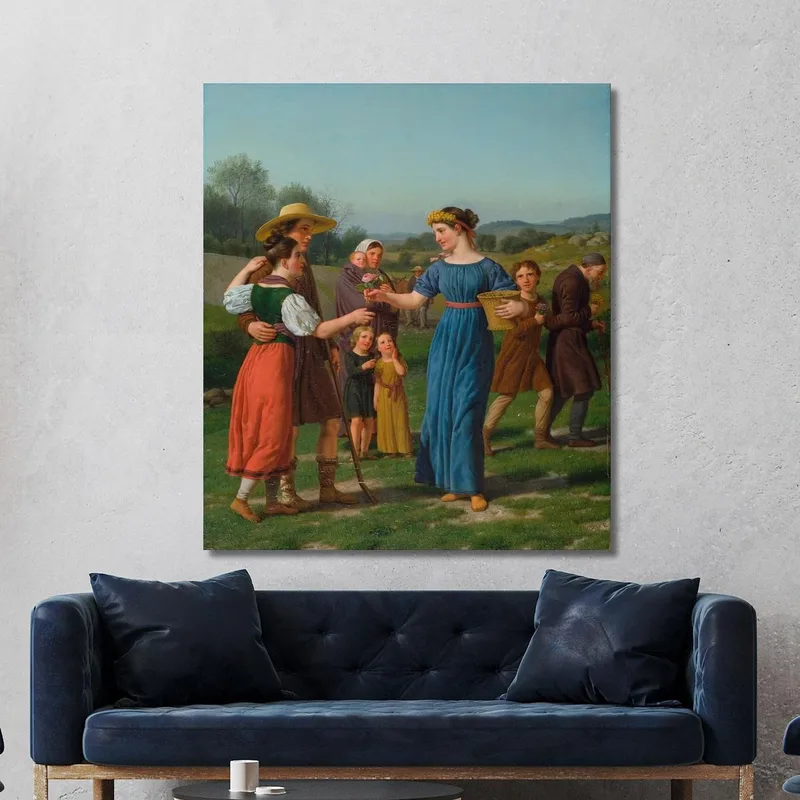 The Maiden From Afar  Christoffer Wilhelm Eckersberg