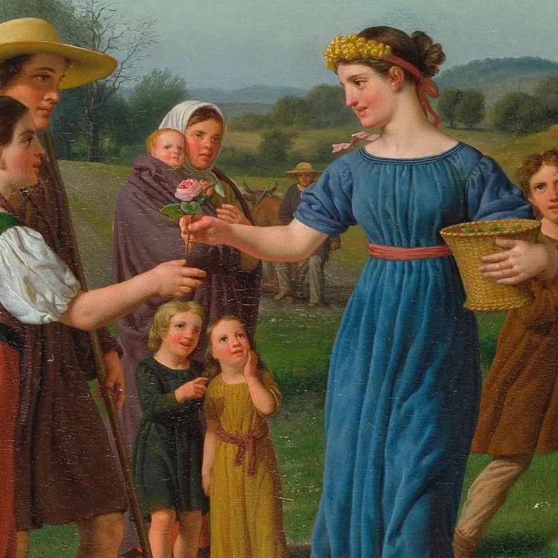 The Maiden From Afar  Christoffer Wilhelm Eckersberg