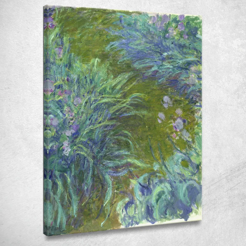 Iris Claude Monet quadro stampa su tela