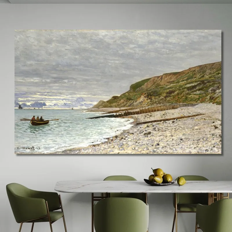 La Pointe De L'Heve Honfleur 1864 Claude Monet