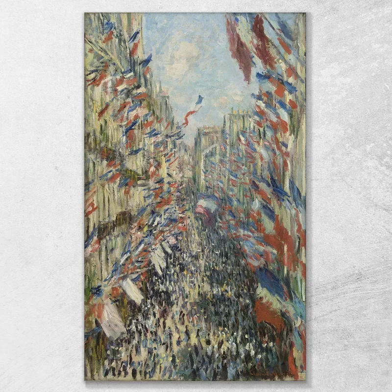 Rue Montorgueil Paris Claude Monet