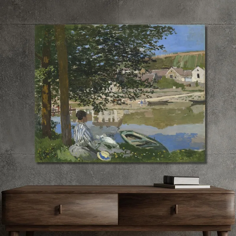 Sulla Riva Della Senna, Bennecourt Claude Monet