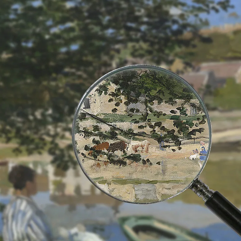 Sulla Riva Della Senna, Bennecourt Claude Monet