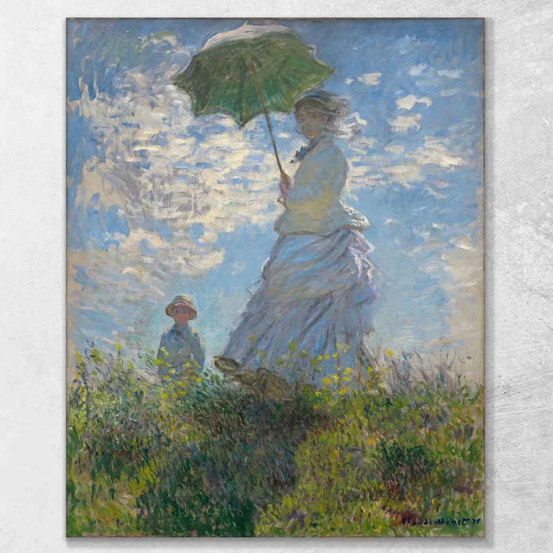Donna Con Parasole - Madame Claude Monet