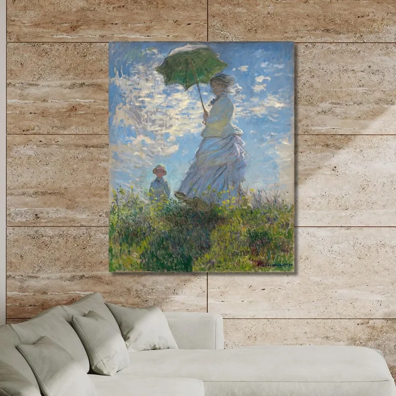 Donna Con Parasole - Madame Claude Monet