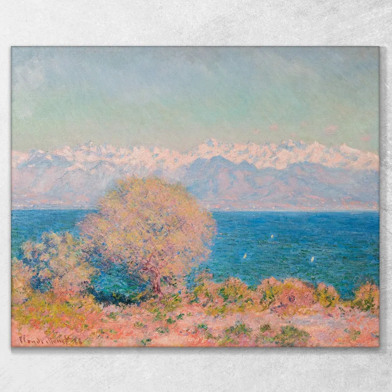 View Of Cap D'Antibes Claude Monet