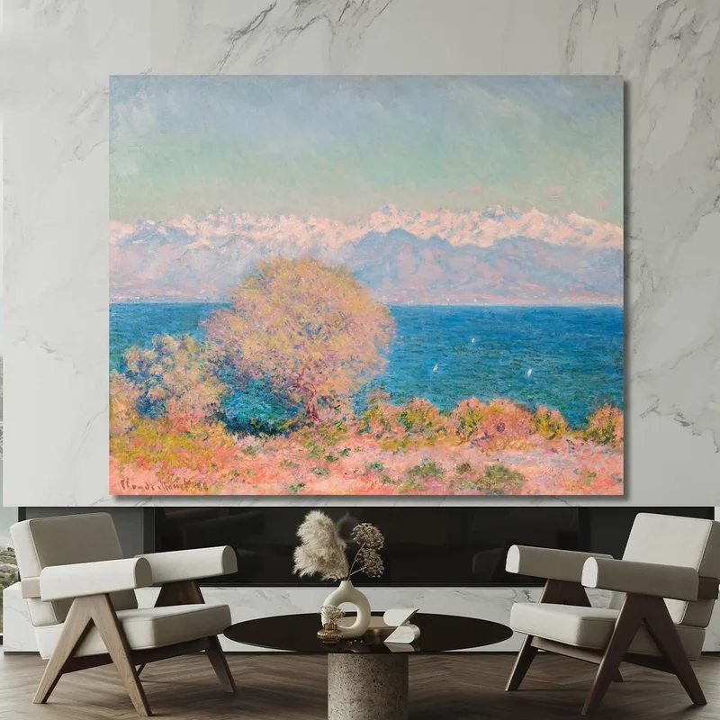 View Of Cap D'Antibes Claude Monet