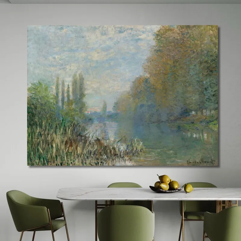 Banks Of The Seine In Autumn Claude Monet