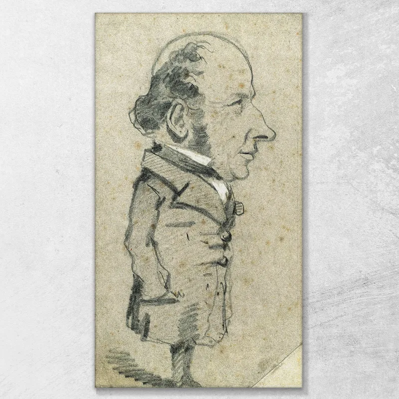 Caricature Of Eugène Marcel Claude Monet