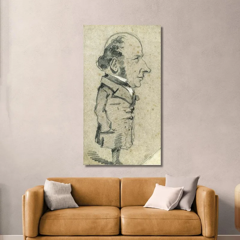 Caricature Of Eugène Marcel Claude Monet