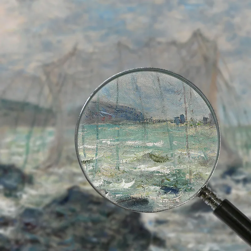 Fischernetze Bei Pourville Claude Monet