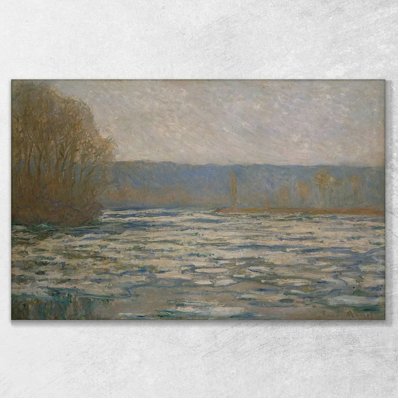Deshielo En El Sena Cerca De Bennecourt Claude Monet