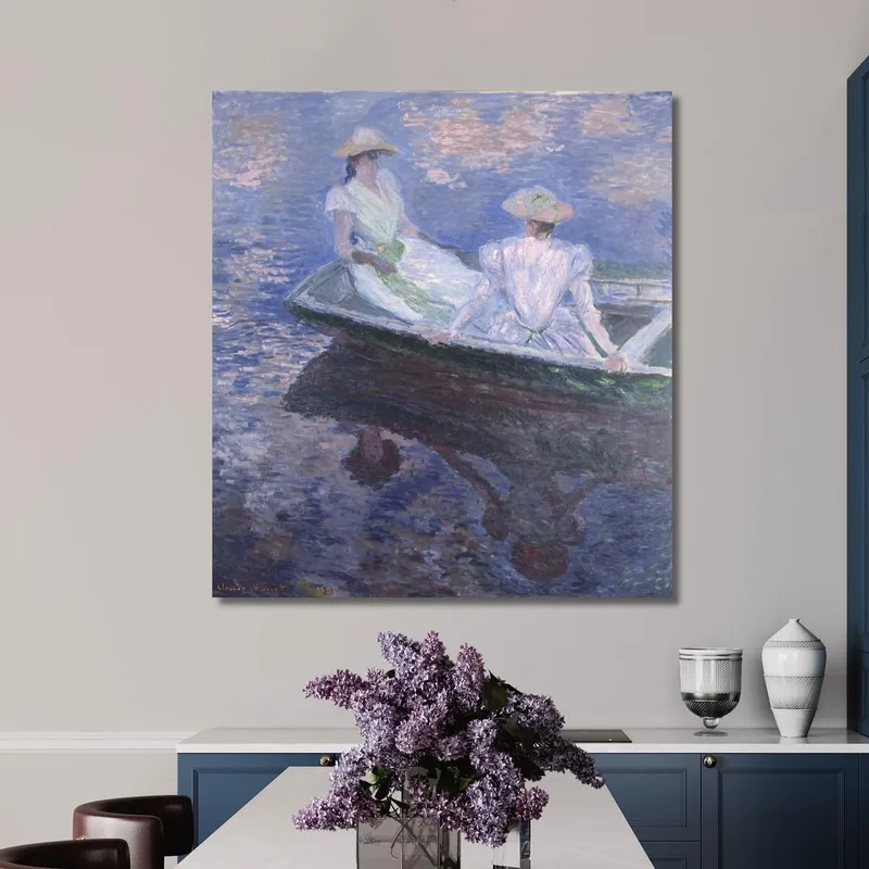 En El Barco Claude Monet
