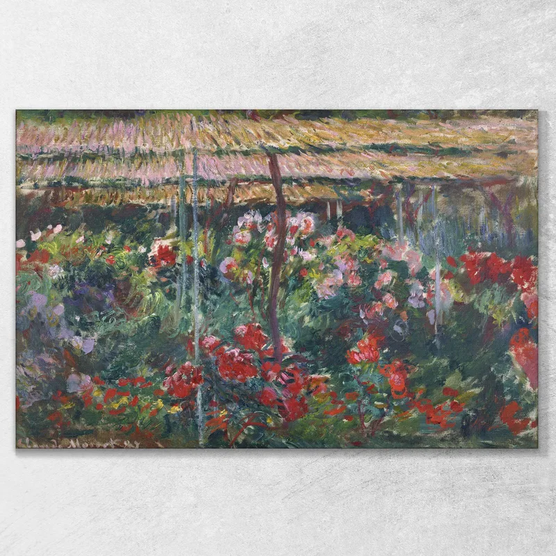 Peony Garden Claude Monet