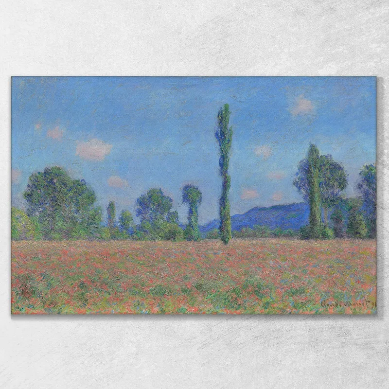 Campo Di Papaveri A Giverny Claude Monet