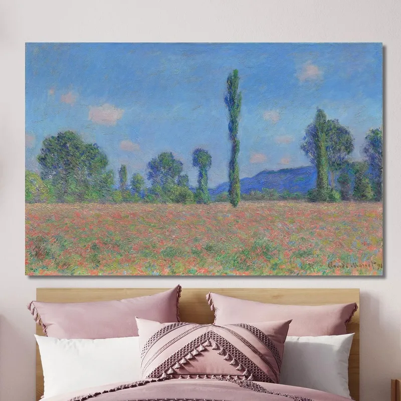 Campo Di Papaveri A Giverny Claude Monet