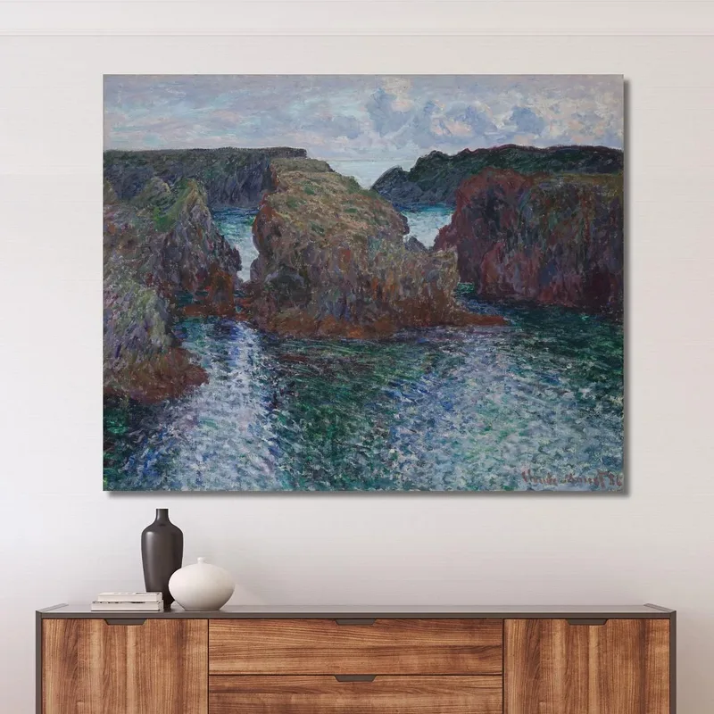 Rocce A Port-Goulphar, Belle-Île Claude Monet