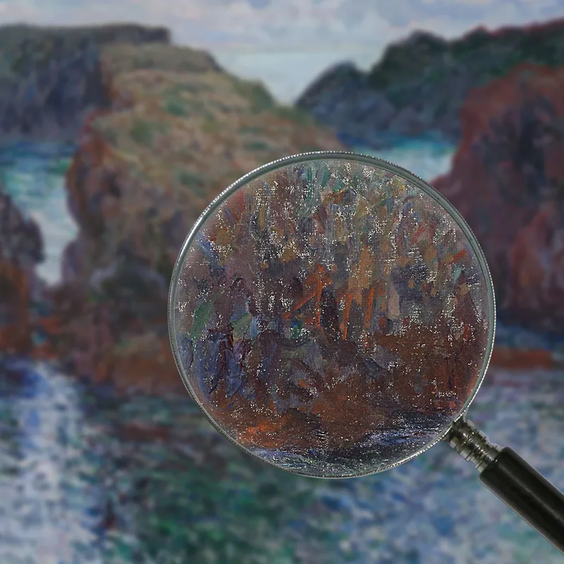 Rocce A Port-Goulphar, Belle-Île Claude Monet