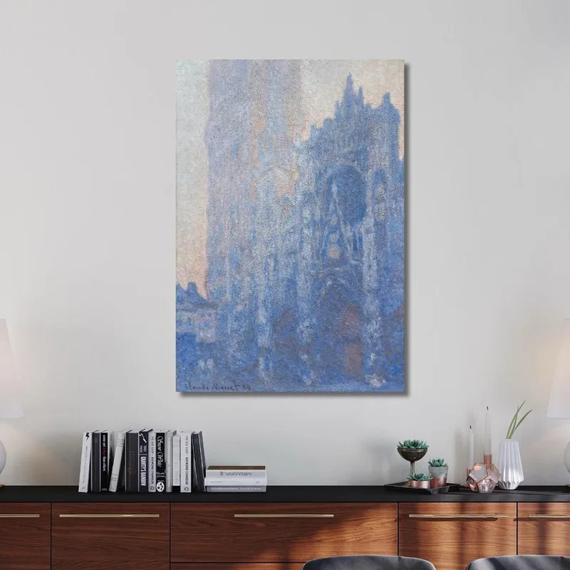Cattedrale Di Rouen, Facciata E Tour D'Albane, Effetto Mattutino Claude Monet