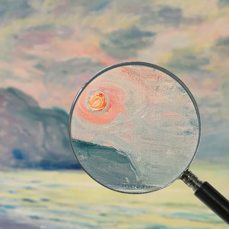 Puesta De Sol Tiempo Nebuloso En Pourville Claude Monet