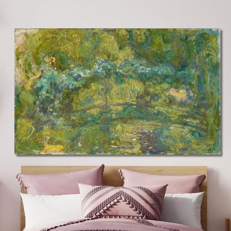 The Footbridge Over The Water-Lily Pond Claude Monet
