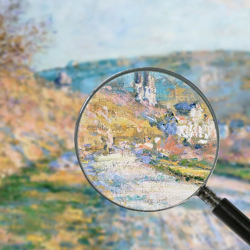 The Road To Vétheuil Claude Monet