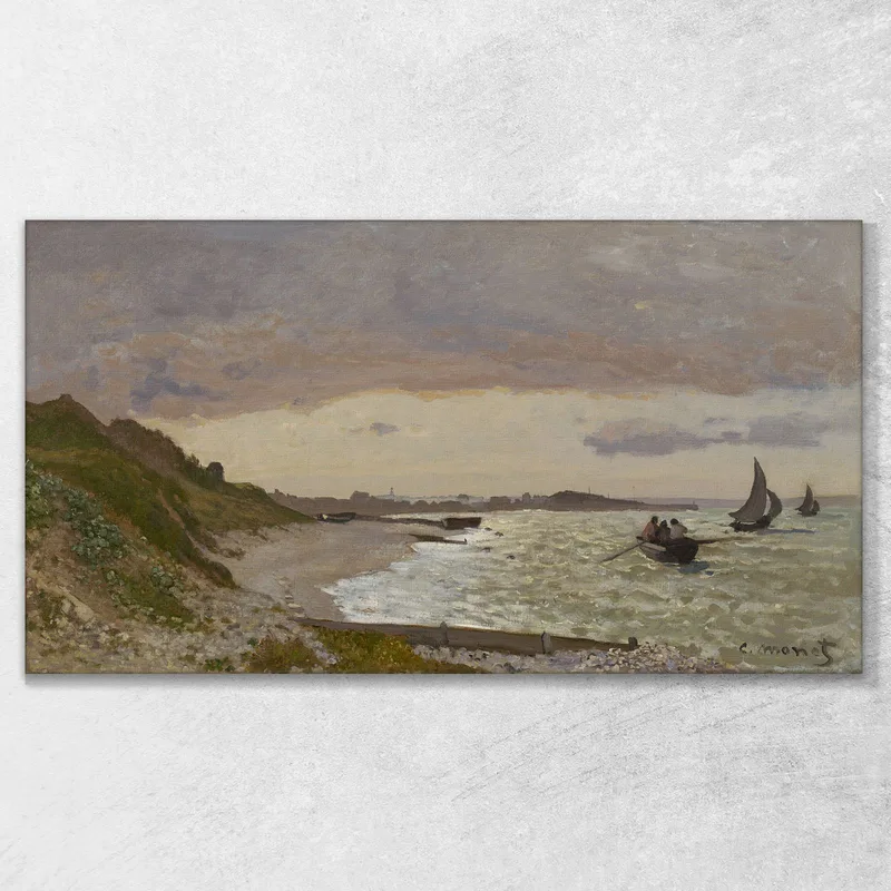 Le Rivage À Sainte-Adresse Claude Monet