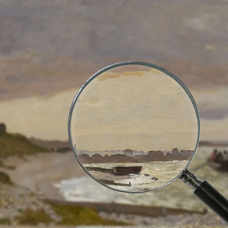 Le Rivage À Sainte-Adresse Claude Monet