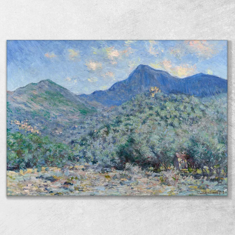 Valle Buona Near Bordighera Claude Monet