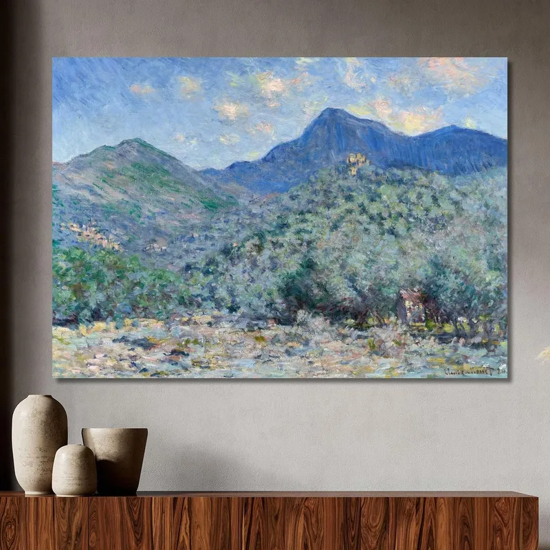 Valle Buona Near Bordighera Claude Monet