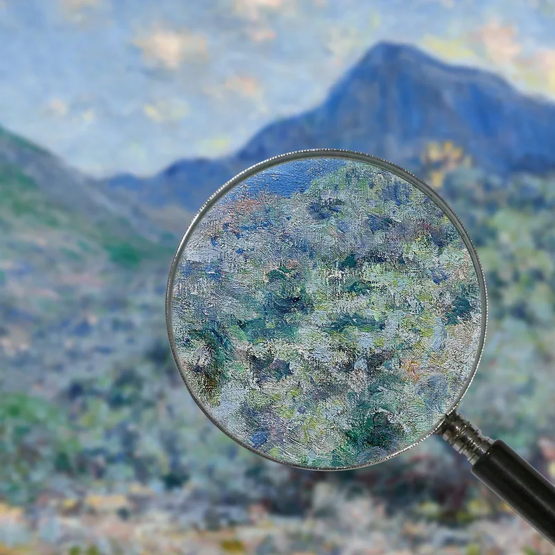 Valle Buona Near Bordighera Claude Monet