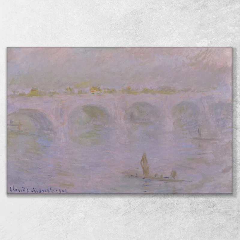 Waterloo Bridge In London Claude Monet