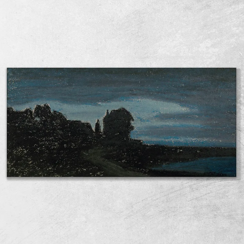 Yport De Noche Claude Monet