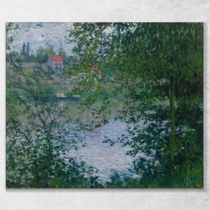 Durch Die Bäume La Grande Jatte Island Claude Monet