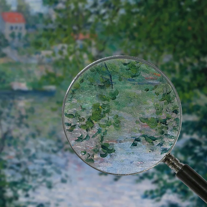 Durch Die Bäume La Grande Jatte Island Claude Monet