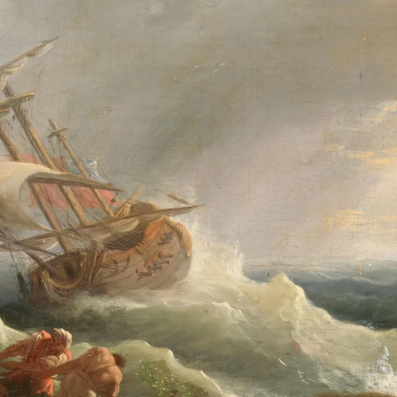 Una Escena Costera Claude-Joseph Vernet
