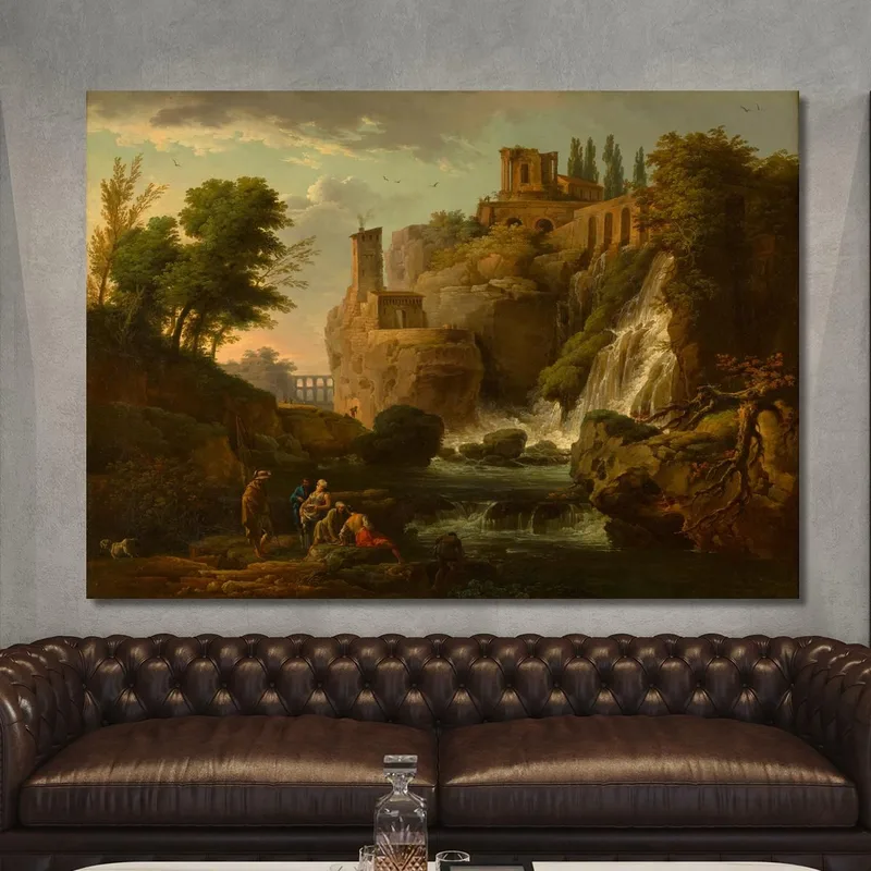 Die Kleinen Wasserfälle Von Tivoli Claude-Joseph Vernet