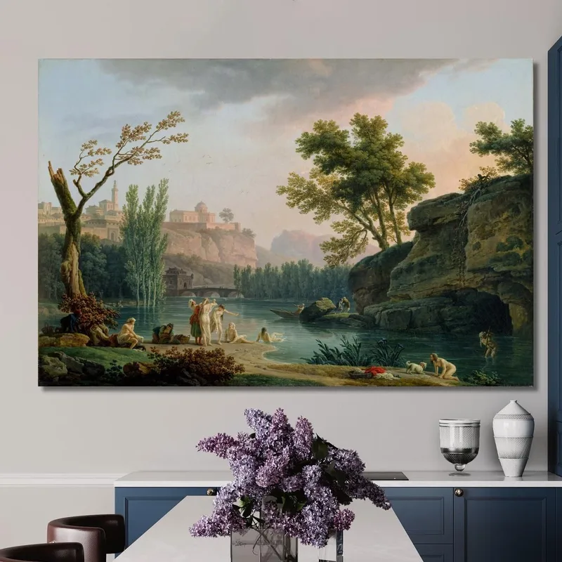 Paysage D'Une Soirée D'Été En Italie Claude-Joseph Vernet