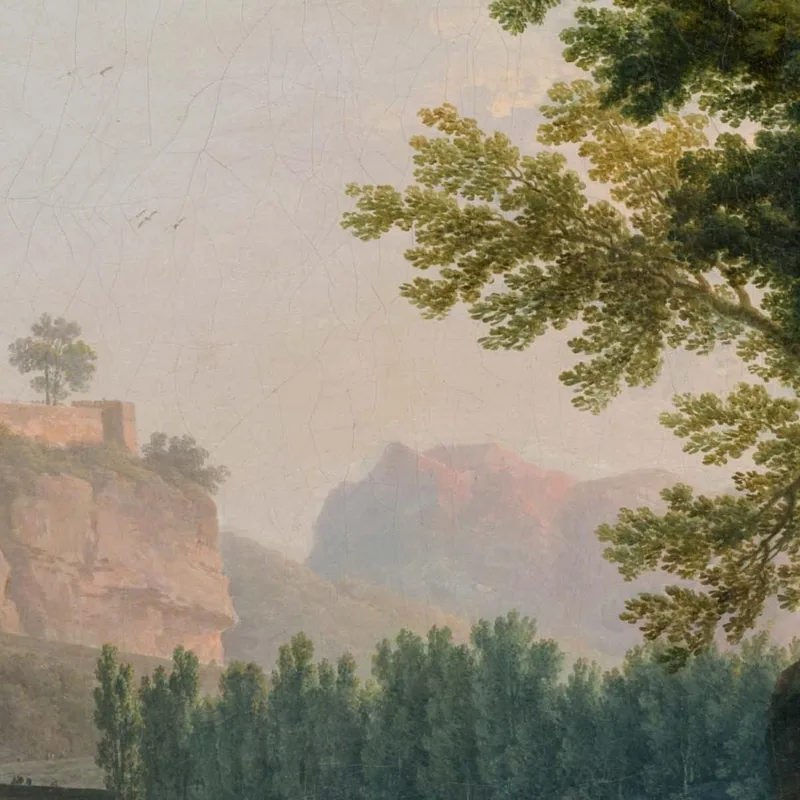 Paysage D'Une Soirée D'Été En Italie Claude-Joseph Vernet