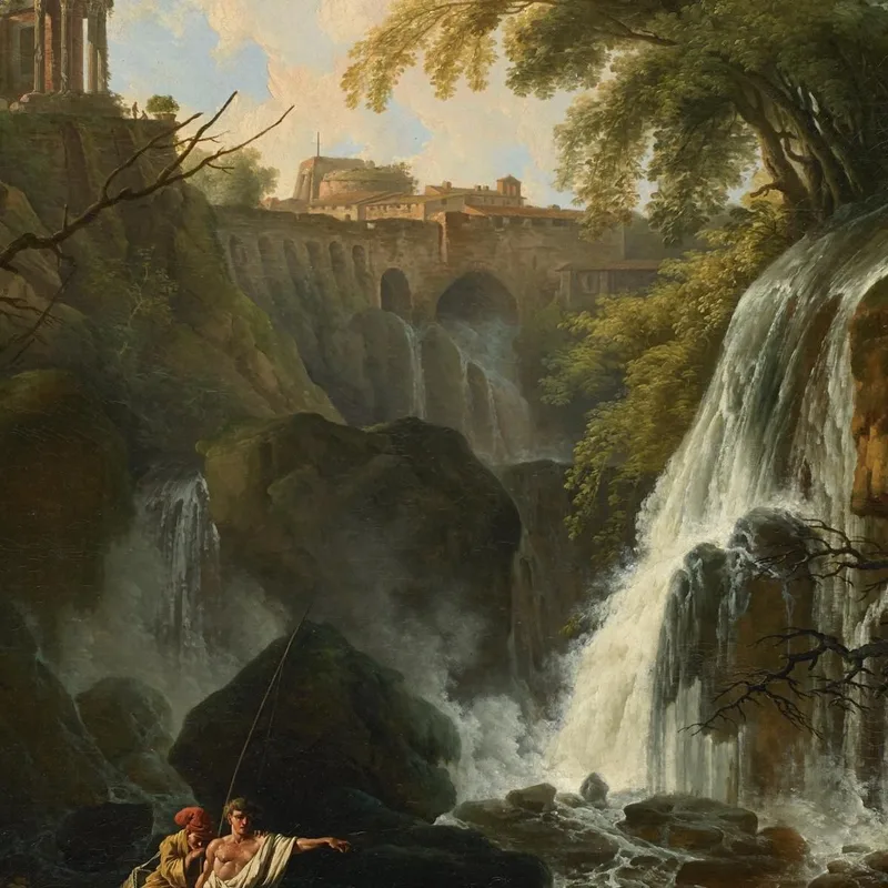 La Cascada En Tívoli Claude-Joseph Vernet