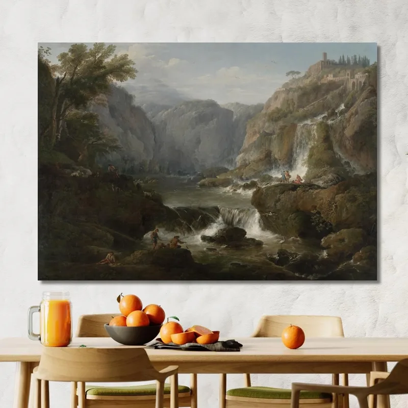Las Cascadas En Tívoli Claude-Joseph Vernet