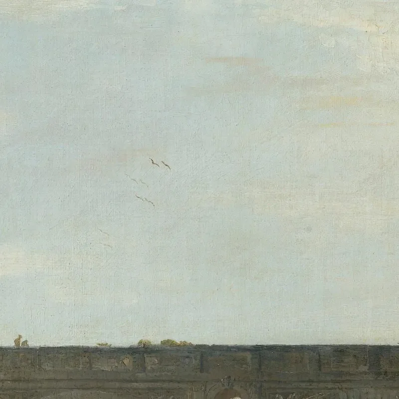 Veduta Del Ponte Rotto A Roma Claude-Joseph Vernet