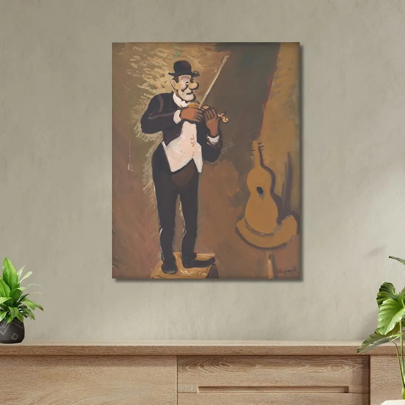 Clown Playing The Violin Cyprián Majerník
