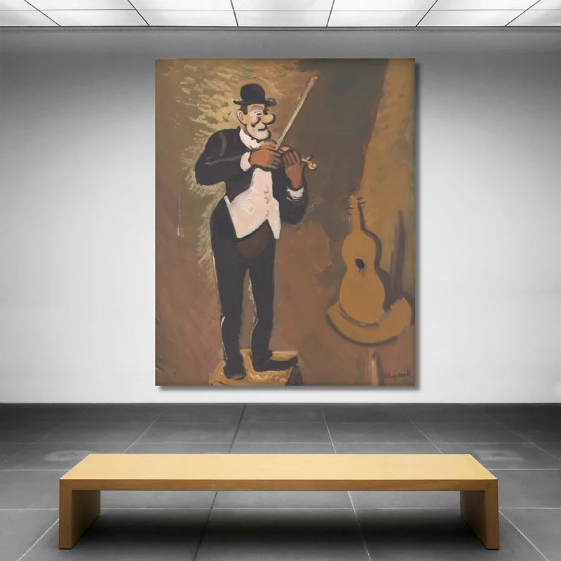 Clown Playing The Violin Cyprián Majerník