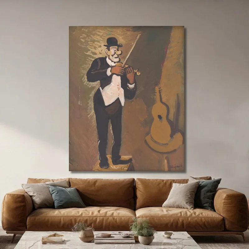 Clown Playing The Violin Cyprián Majerník