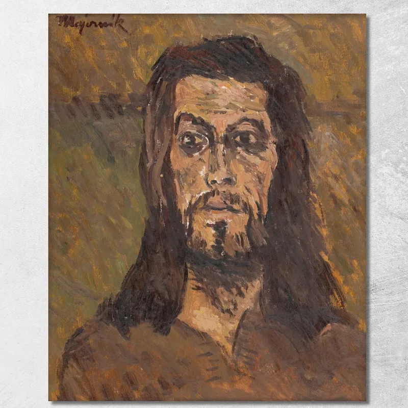 La Testa Di San Giovanni Battista Cyprián Majerník quadro stampa su tela