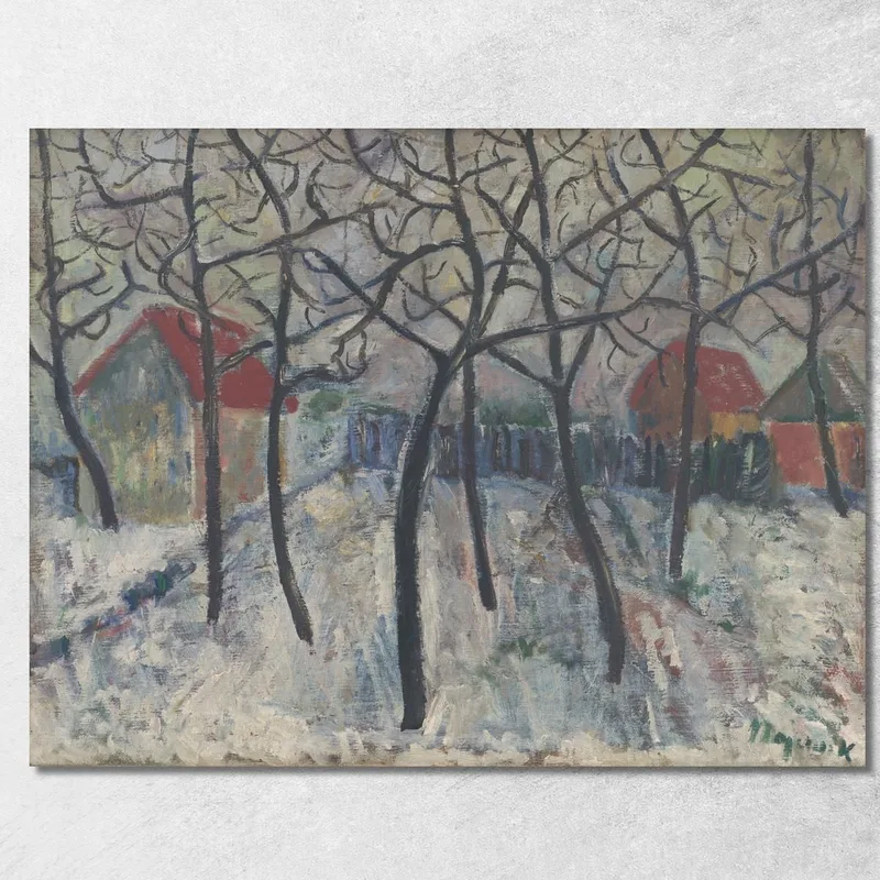Alberi In Un Giardino Cyprián Majerník quadro stampa su tela