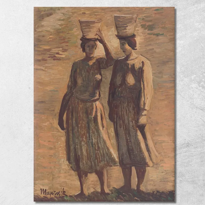 Portatrici D'Acqua Cyprián Majerník quadro stampa su tela